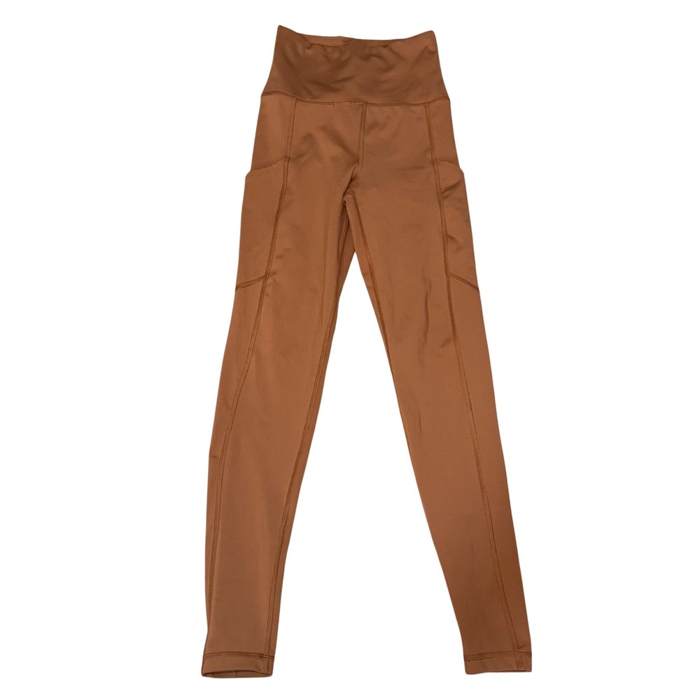 American Eagle Everything Pocket Legging Brown XS High Waisted Athleisure Gym
